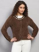 Monte Carlo Dam Regular Fit Självdesignad Kofta L