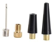 4ST 1 Set Basketbolnål Munstycke Adapterkit Bollpumpningsnål FV Adapterkit Däckpumpningskit