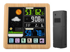 TS 3310 Full pekskärm Trådlös väderklocka Multifunktion