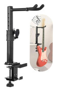 Gitarrhängare Skrivbordsfäste med Klämmor Kraftig Justerbar Höjd Hållare för Akustisk Elektrisk Gitarr Bas Ukulele