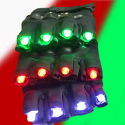 Laser Laser LED Lysande Handskar Flerpunkts Tillbehör Scenljus Scenutrustning Laserhuvud Performance Bar Handskar Average size 0.15KG a pair