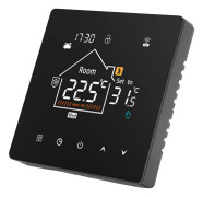 Digital Termostat 7 Dagars Programmerbar LCD Färg Pekskärm Termostat med Data Minnesfunktion för Hem Hotell Kontor Regular