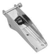 230 mm Marin Ankarrulle Fjäderbelastad Pin 304 Rostfritt Stål Svart Nylon Fendert för Båtar Yachter