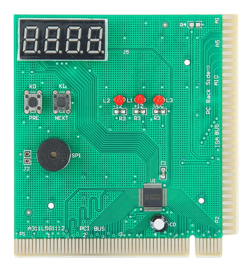 4?Digitalkort PC-analysator Dator Diagnostik Moderkort POST-testare för PCI
