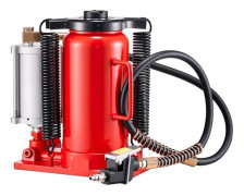 Hydraulisk pneumatisk domkraft - Flaskdomkraft bil - 20 tons lyftkapacitet - Lyftområde 26–49,5 cm - Med pump - För bil och lastbil