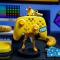 Fortnite Peely figure clamping bracket Cable guy 21cm