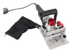 Lamellfräs för trä - Spår- och notfräs - 1150 W motor - 7 mm spårbredd - Justerbar vinkel - Snickeriverktyg - 1150W 7mm