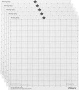 Ersättningsskärmatta Transparent självhäftande Cricut-matta med mätgaller 12 x 12 tum för 5PCS transparent