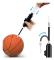 Ball Pump, Double Action Inflatable Air Pump with 1 Needle and 2 Nozzles for Football, Basketball, Volleyball, Balloons,