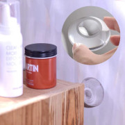 9-pack Silikon Dörrstötdämpare Väggskydd, Självhäftande Transparent