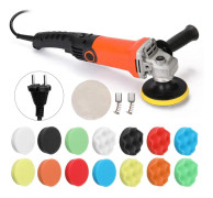 Elektrisk polermaskin - Bilpolerare 1200W - 7000 rpm - 6 hastigheter - 10 cm polerskiva - 220V EU-kontakt