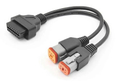 4-pin for Harley Davidson 6-pin to 16-pin OBD 2 Extension Cable