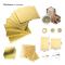 Brass Sheet for CNC Cutting, DIY Construction, and Model Making 1.5 x 100 x 200 mm Gold 1.5X100x200mm 1.5X100x200mm