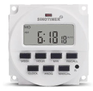 15,98 tums LCD Digital Timer 12V DC 7 Programmerbar Timer TM618N-4 - JXLGV