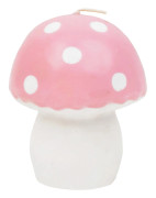 Stearinljus Svamp Rosa
