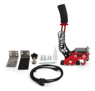 2-i-1 USB handbroms - Racing handbroms till ratt - 64-bit, PC Windows, kompatibel med G27/G29/G920 - Röd