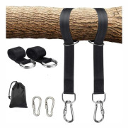 Trädgunga Hängande Remmar, 5/10ft Långa Remmar med 2 Hållbara Säkerhetslås Karabinhakar Håller Upp till 2200lb, Polyester Remmar Perfekta för Trädgård
