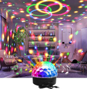 [KK] Disco Ball Disco Lamp Party Disco Light Projector Led Party Lamp 9 Color Disco Lamp With Remote Control For Halloween Decoration Disco Ktv Club