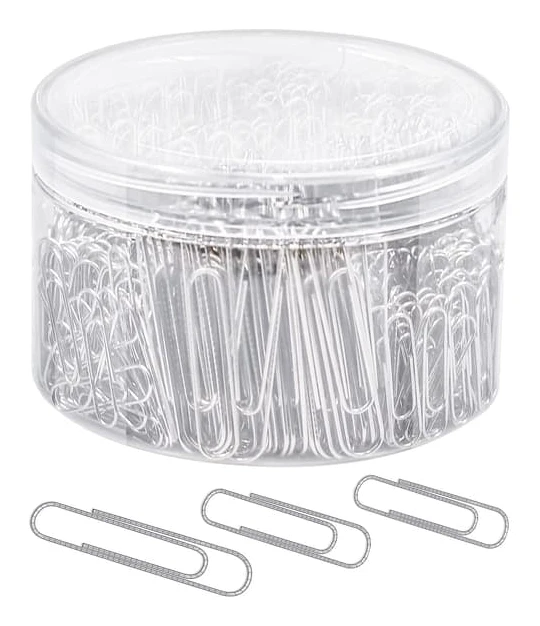 700 st gem, uppgraderade halkfria gem i olika storlekar för kontor, skola och personligt bruk (28 mm, 33 mm, 50 mm), silver