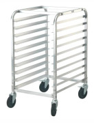 Bageriställ, 10-nivåer aluminium 66x51,6x99 cm, Förvaring