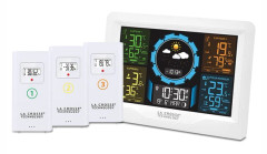 La Crosse Technology WS6304-WHI digital väderstation Vit LCD AC/Batteri
