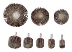 20-delars slipset 80 korn fäste slipning och rörhjul lamell med för borr lämplig polering metall trä