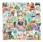 Estetiska klistermärken 50 stycken klistermärken Scrapbooking klistermärken Estetiska klistermärken Kawaii klistermärken