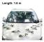 Wedding Car Flower Plate with Bow Ribbon and Plush Bear