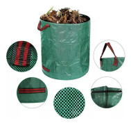 Garden Waste Bags 272L Garden Bags Reusable Garden Waste Bags with Handles for Collecting Garden Waste Grass and Leaves