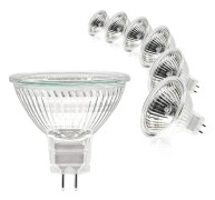 MR16 Spot Light Bulb, 12V 20W Bulb, GU5.3 Bulb Dimmable MR16 Bulb, 2-Pin Halogen Bulbs Warm White 2700K, 6-Pack