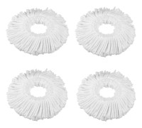 /EA/ 4 st 360° Spin Mop Heads, Microfiber Replacement Mop Head Spin Mop Head Refill Round Shape Mop Head