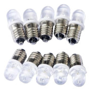 10 pcs E10 12V Spot LED Bulb Lamps Warm White