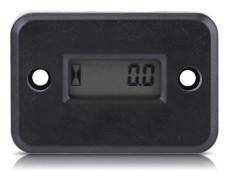 Trådlös Vibrationstimeteller, Induktiv Digital Timeteller, Vattentät Timeteller (Svart)