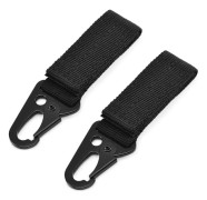 2 stycken hängande bältesspännen, vävbandsspänne, utomhus taktiskt Ke