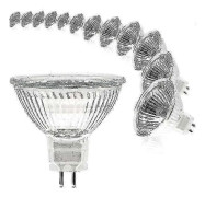 12-pack MR16 Halogen Lamps 12V 20W GU5.3 Dimmable 2700K Warm White for Home and Commercial Lighting