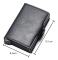RFID Blocking Card Holder - Pop Up Wallet for 14 Cards - Leather and Aluminum Credit Card Case with Money Clip Dark Blue Dark Blue