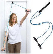 Exercise Pulley Shoulder Pulley Over Door Physical Therapy System Relieve Shoulder Pain (FMY) Blue