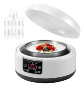 36-Hour Yogurt Maker, 1.2L Automatic Digital Yogurt Machine EU Plug