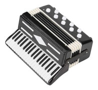 Miniatyrdragspel Mini Musikinstrument Dragspel Utsökta Musikinstrument Juldekor