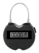 Smart tidslås LCD-display, multifunktionellt reselås elektronisk timer, vattentät USB-laddning