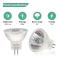 MR11 GU4 20W Halogenlampor, 12-pack Varmvit 2700K, Dimbar för Takarmaturer med Glasskydd