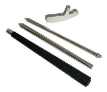 3-delad Vikbar Höger/Vänsterhänt Golfputterklubba Portabel Reseputter