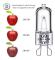 G9 Halogenlampor 40W,230V, 10-pack 40W