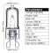 G9 Halogenlampor 40W,230V, 10-pack 40W