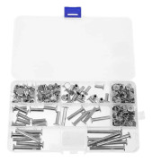 80pcs Album Scrapbook Extension Posts - Replacement Binding Screws for Refillable Photo Album with Post Binding