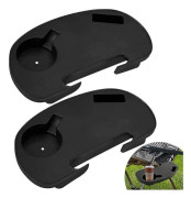 Drink Holder, 2 Pcs Chair Cup Holder, Drink Holder Chair Table Tray Reclining Mobile Phone Holder Bottle Holder for Camping Chair Deck Chair Camping
