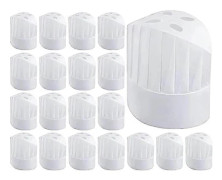 Toque De Cuisinier, 20 st Justerbar Toque Cuisinier Barn, Hatt D[CO]