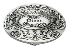 Metal Beer Head Belt Party Funny Bottle Buckle Belt Buckle Beer Holder (FMY) Silver Silver