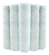 5-pack 9 3/4 tum anti-sediment vattenfilterpatroner - 20 mikron kompatibel med 10 tums filter_MGF{bt}
