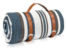 Waterproof picnic blanket, 200 x 200 cm, perfect for gardens, camping, the beach and parks.